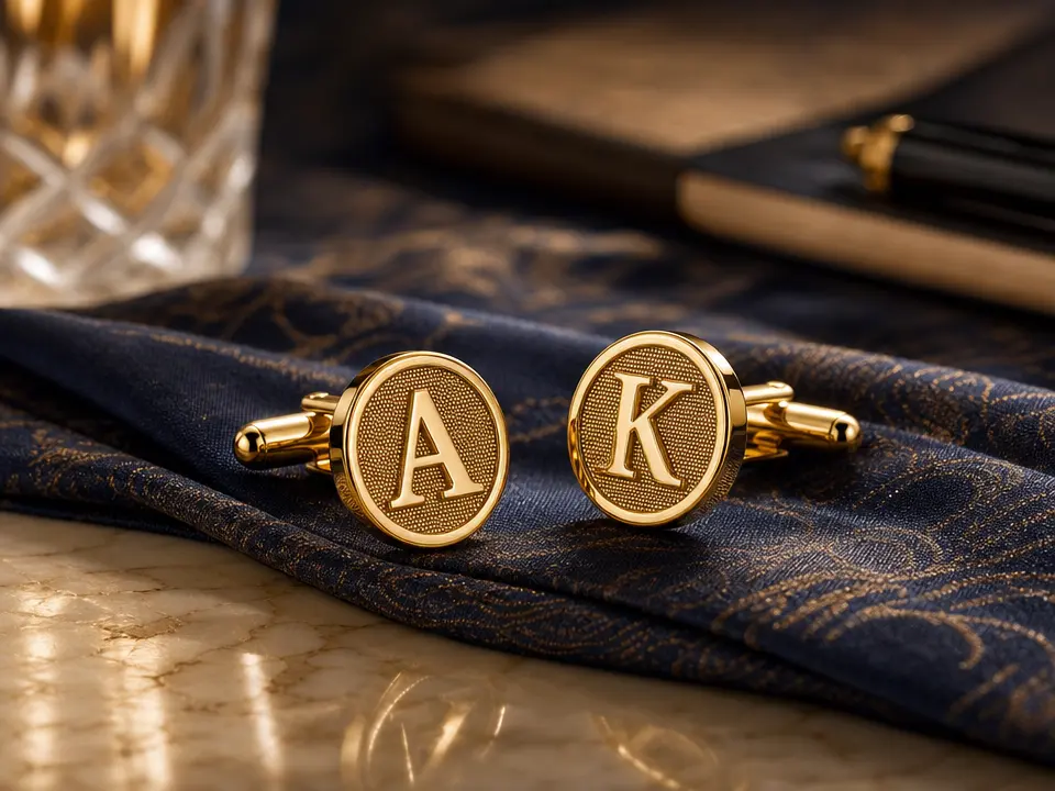 custom initial cufflinks