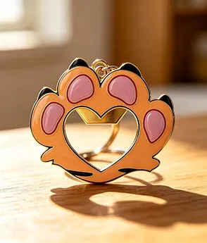 Cartoon Cat Paw Bottle Opener Keychain