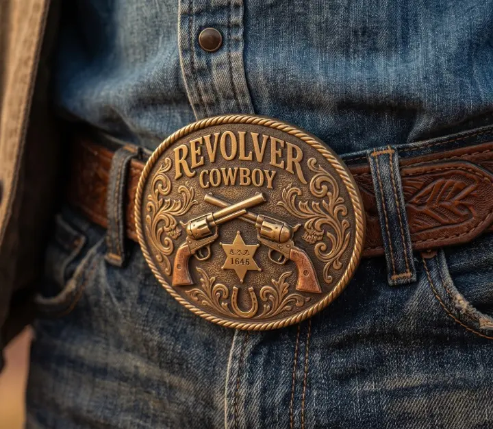 Revolver West Heritage Cowboy Belt Buckles Revolver West Heritage Cowboy Belt Buckles