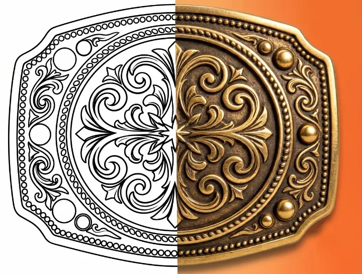 Receive Finished Belt Buckle