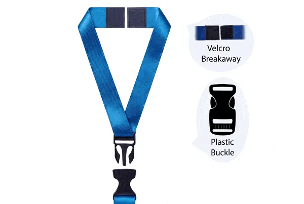 Plastic Buckle & Velcro Breakaway