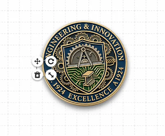 Major-Themed Pin Template