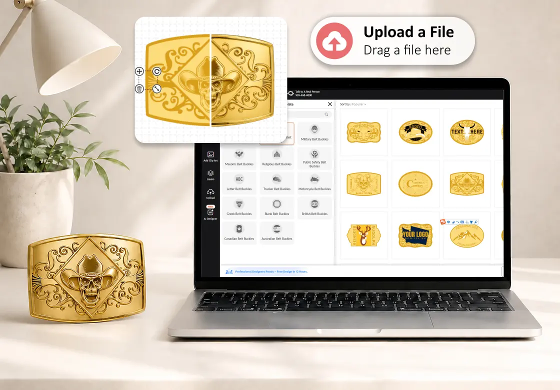 Design System for Custom Patches Design System for Custom Belt Buckles
