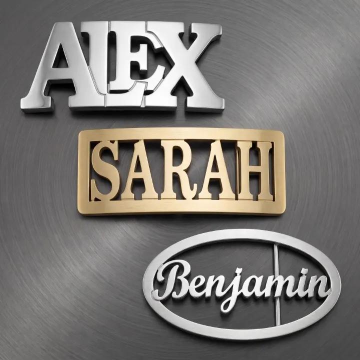 Cutout Name Belt Buckles Cutout Name Belt Buckles