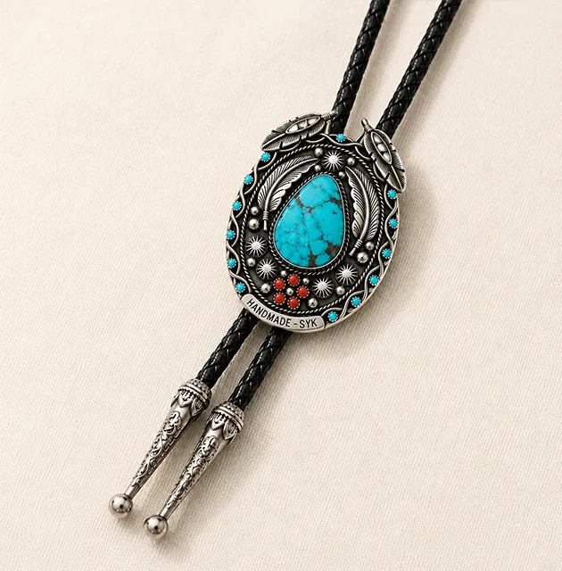 Custom Native American-Inspired Bolo Ties Custom Native American-Inspired Bolo Ties