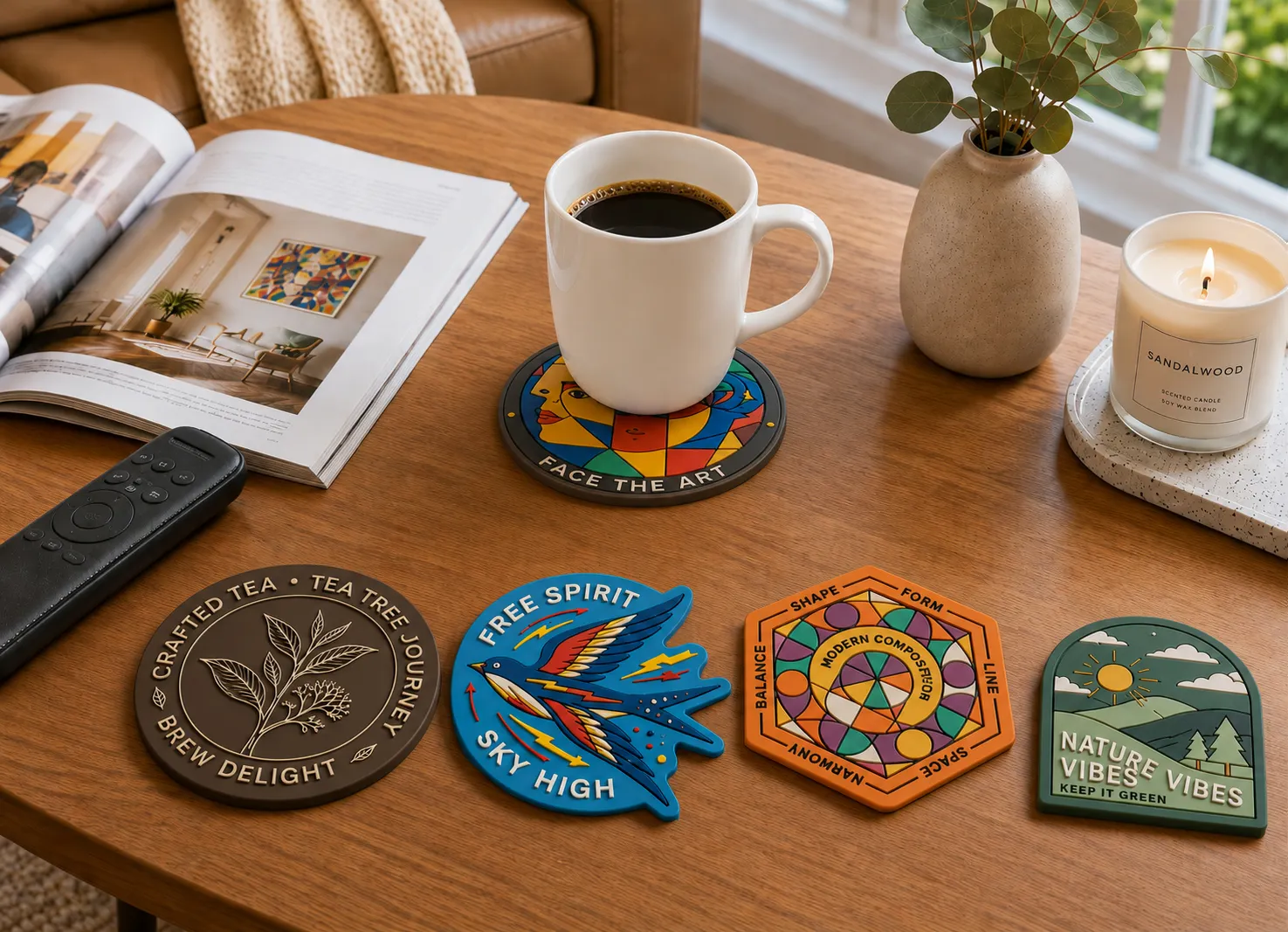 Advantages of PVC coasters