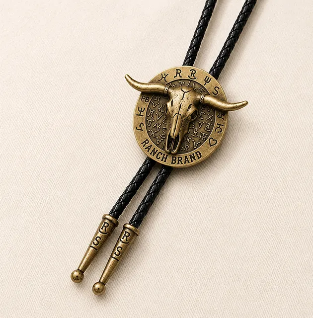 Custom Ranch Brand Bolo Ties Custom Ranch Brand Bolo Ties