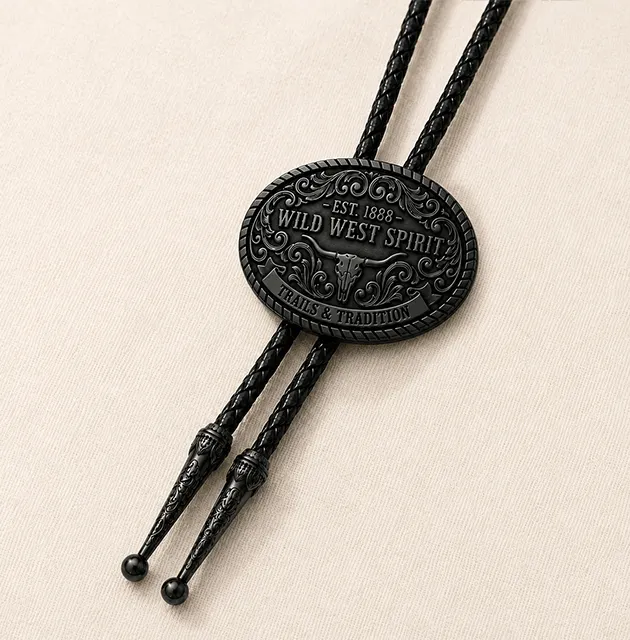 Custom Black Bolo Ties Custom Black Bolo Ties