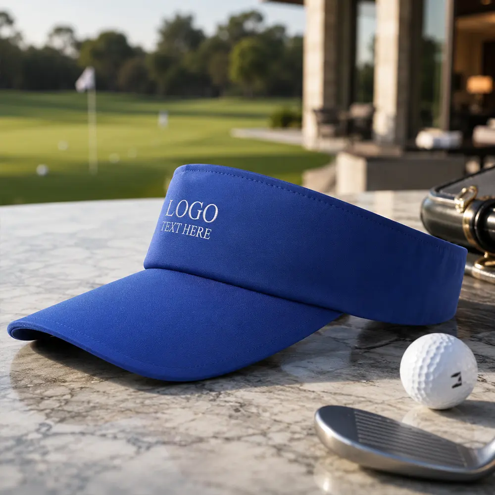 Polyester Custom Visor Golf Hat