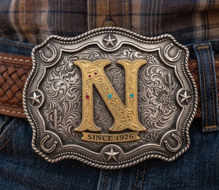 Custom Initial Name Belt Buckles Custom Initial Name Belt Buckles