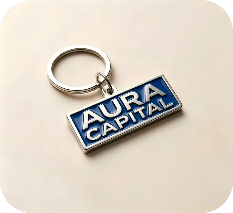 Personalized Metallic Logo Keychains Personalized Metallic Logo Keychains
