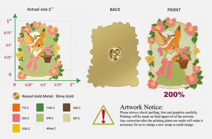Review & Approve Your Enamel Pin Digital Mockup Review & Approve Your Enamel Pin Digital Mockup