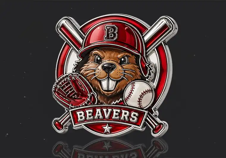 Transparent Color Baseball Pins
