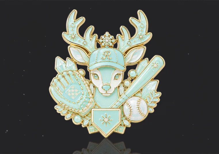 Glow In The Dark Baseball Pins