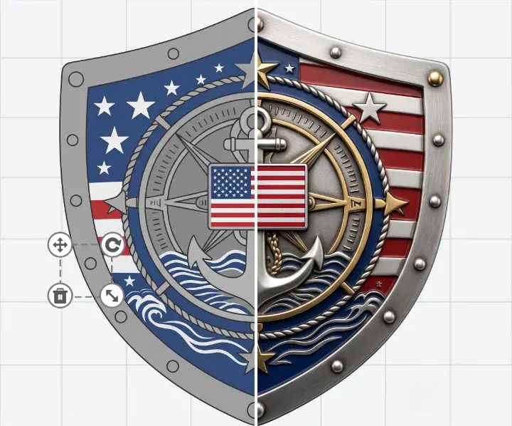 Shield Military Belt Buckle Template Shield Military Belt Buckle Template