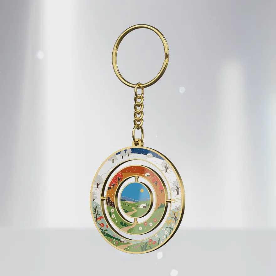 Multi-Spinner Keychains