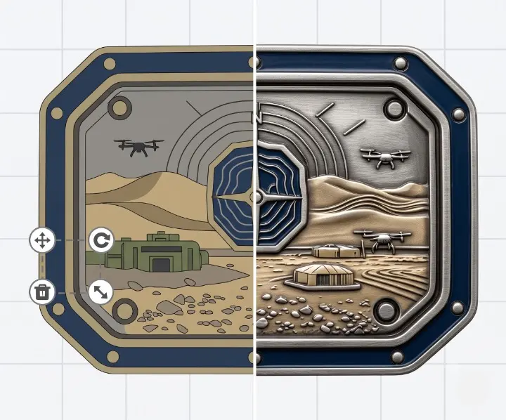 Combat Military Belt Buckle Template Combat Military Belt Buckle Template