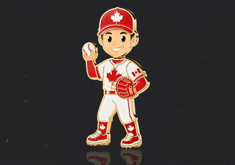 Bobble Heads Baseball Pins
