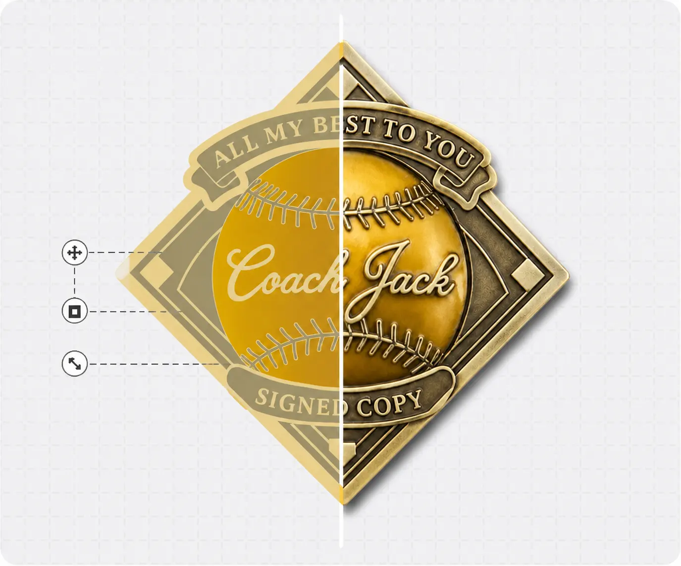 CoachBaseball Coin Template CoachBaseball Coin Template