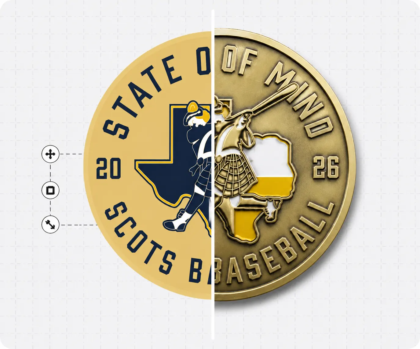 State Coin Template State Coin Template