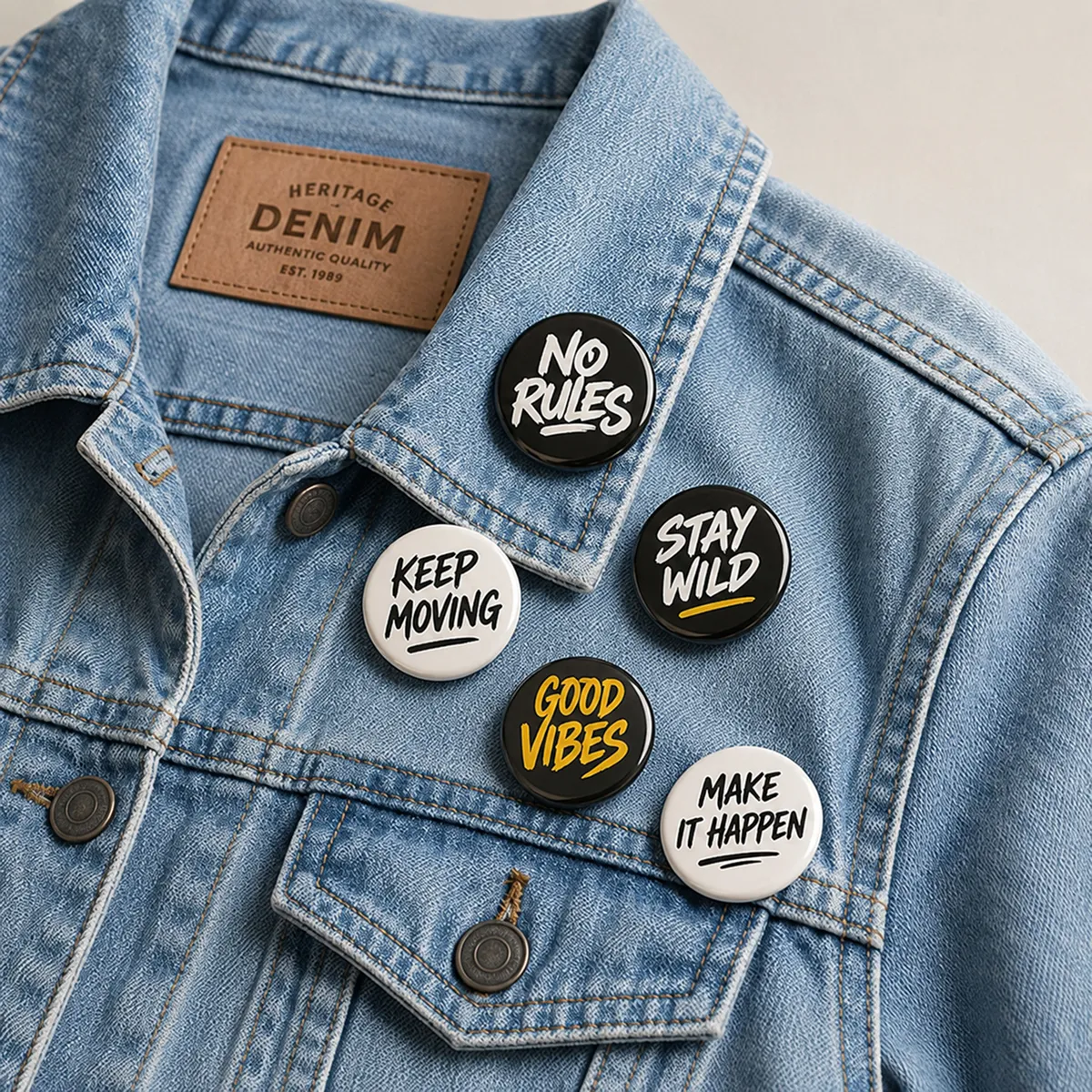 Button Pins for Clothes