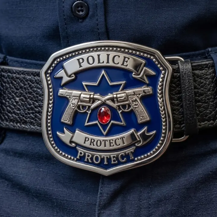 Police Gun Belt Buckle
