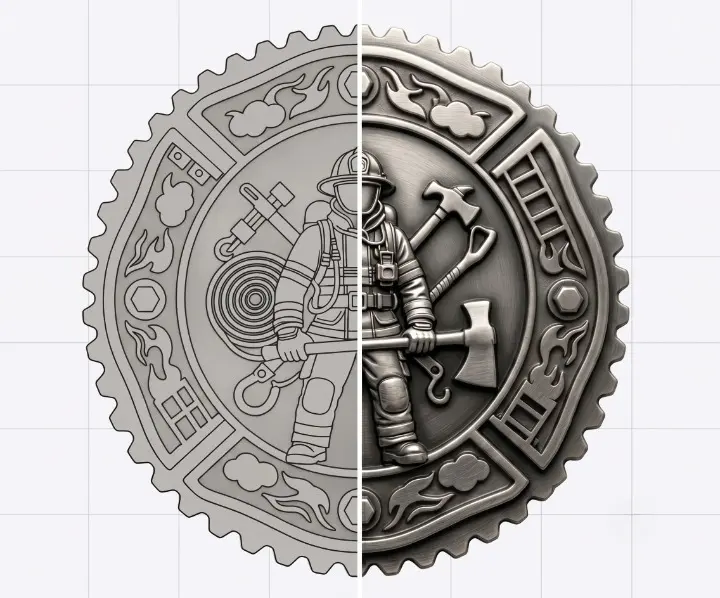 Station Firefighter Belt Buckle Template Station Firefighter Belt Buckle Template