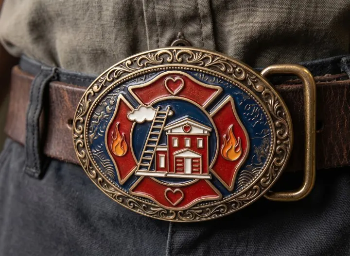 Volunteer Firefighter Belt Buckles Volunteer Firefighter Belt Buckles