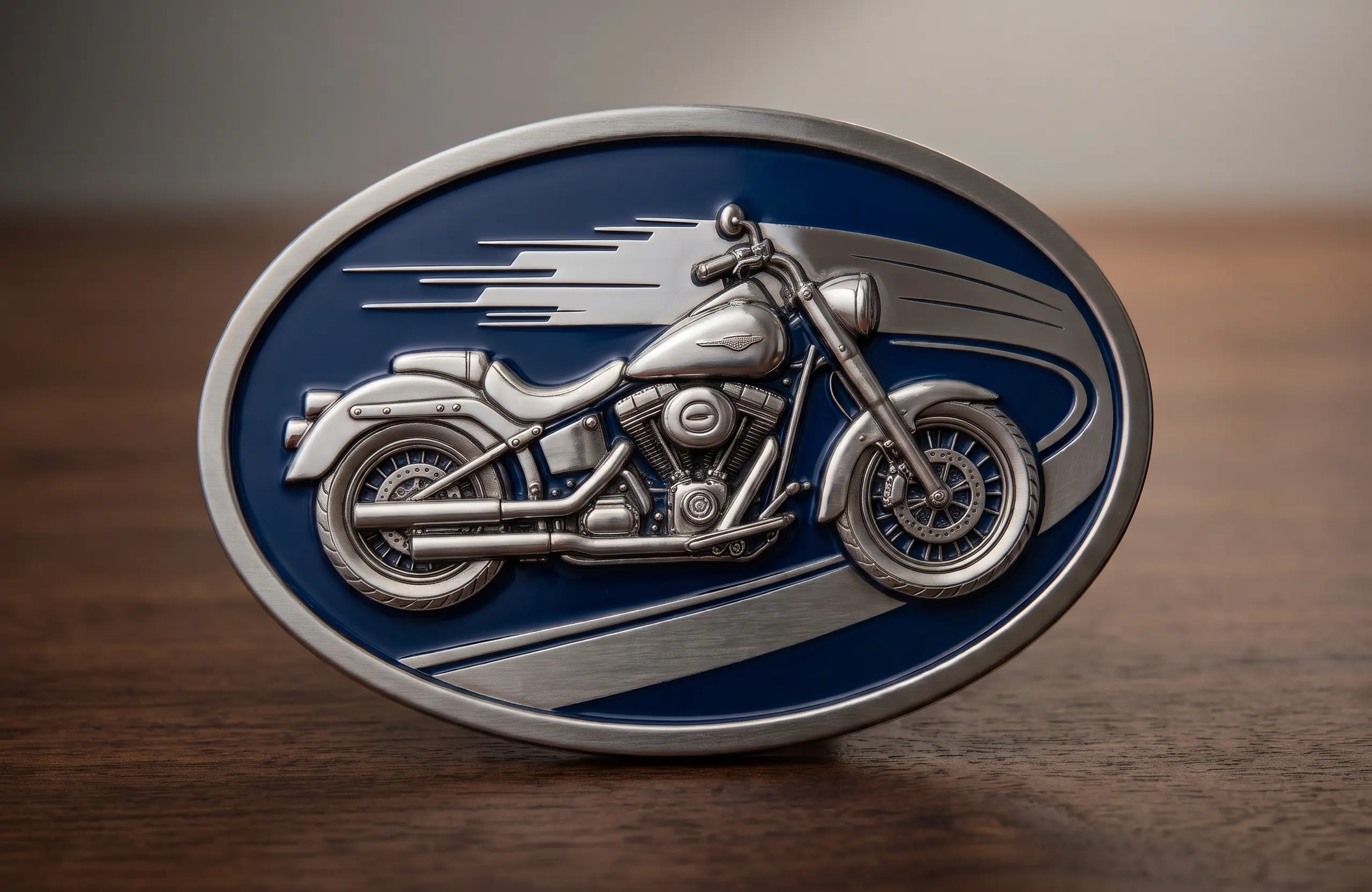 Shiny Finish Motorcycle Belt Buckles