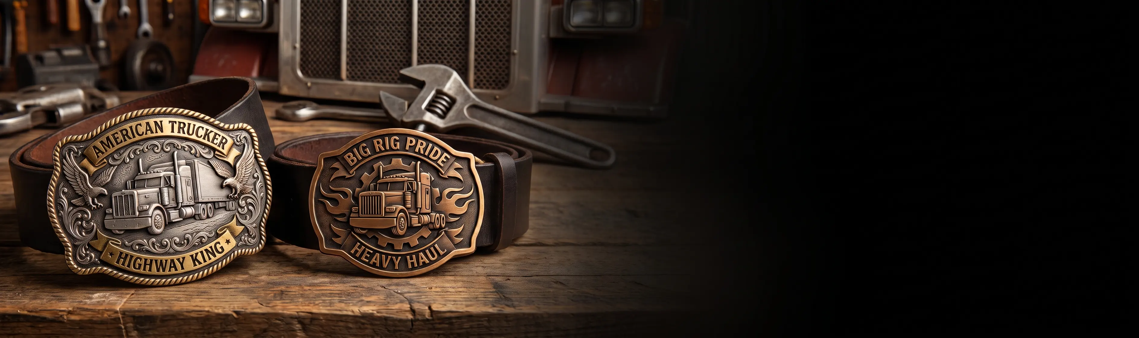Custom Truck Belt Buckle Custom Truck Belt Buckle