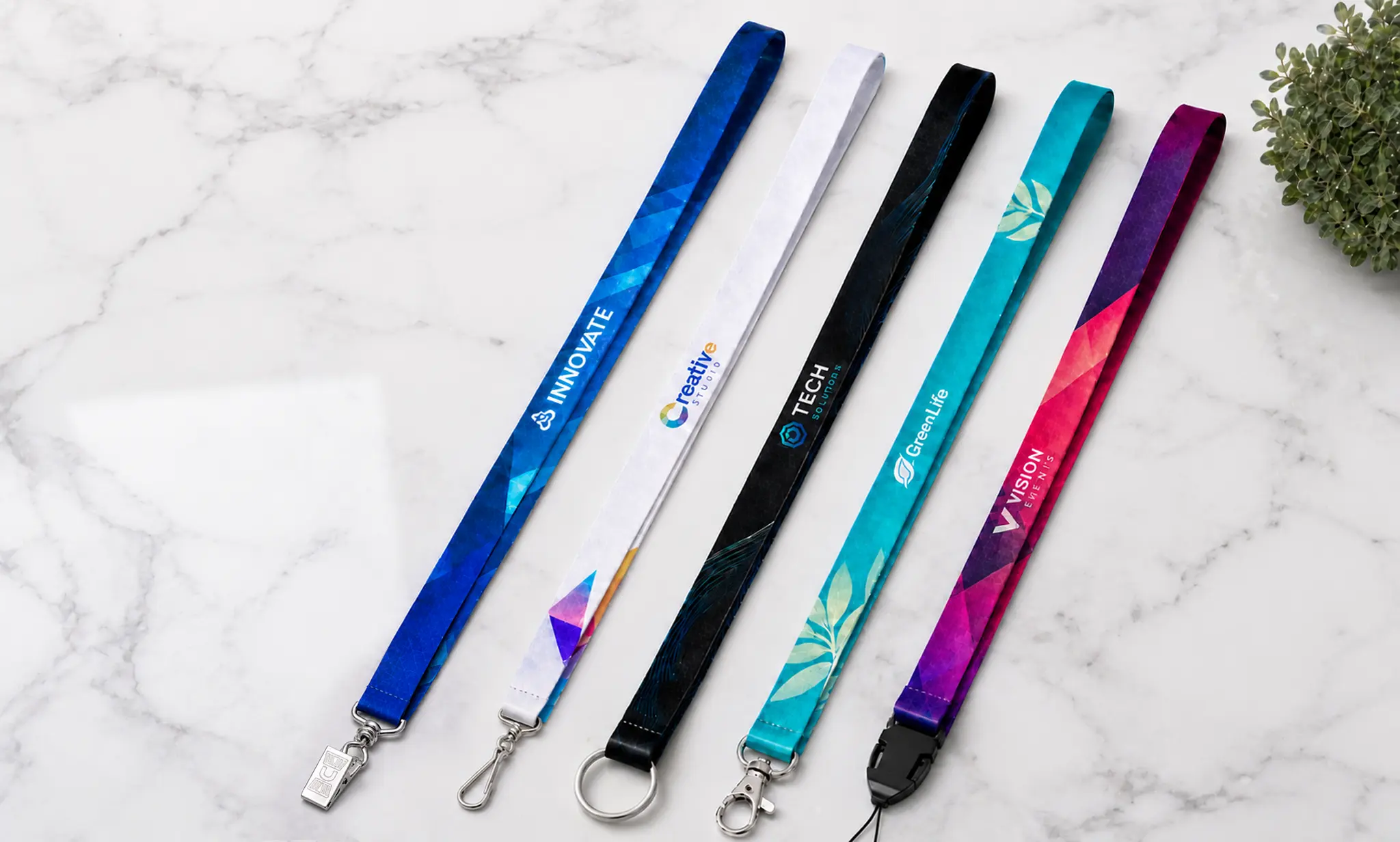 Vibrant Dye Sublimation Lanyards Vibrant Dye Sublimation Lanyards