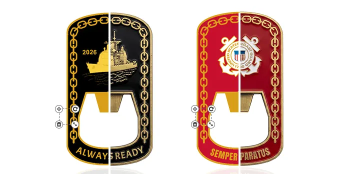 Coast Guard Opener Coins Templates Coast Guard Opener Coins Templates