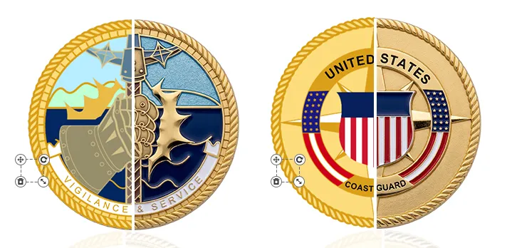 Coast Guard Coins Templates Coast Guard Coins Templates
