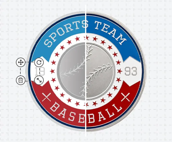 Racing Coin Template
