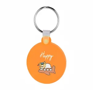 Custom round silicone keychain for Promotional Custom round silicone keychain for Promotional