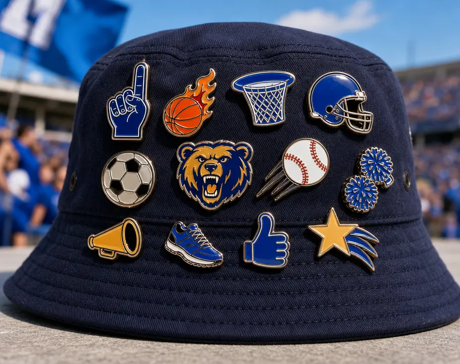 Pins on Bucket Hat