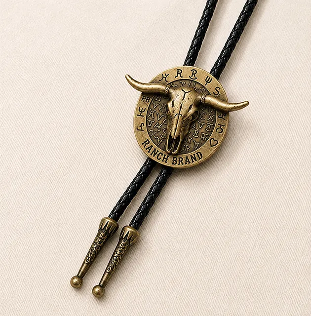 Custom Ranch Brand Bolo Ties Custom Ranch Brand Bolo Ties