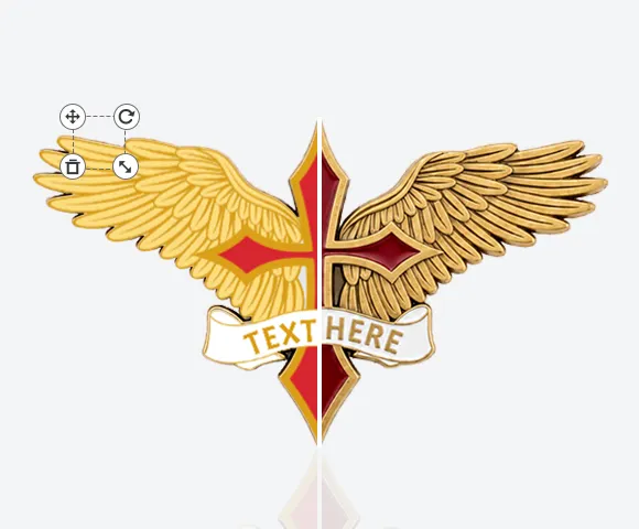 God Speed Lapel Pins Template