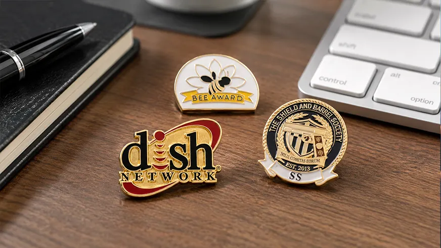 logo pins