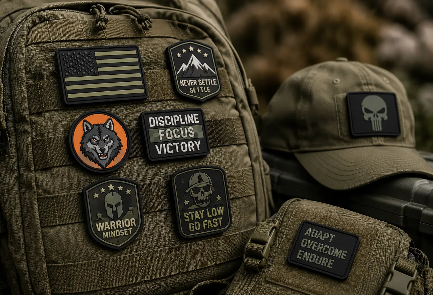 Custom Military & Tactical Applications PVC Pins