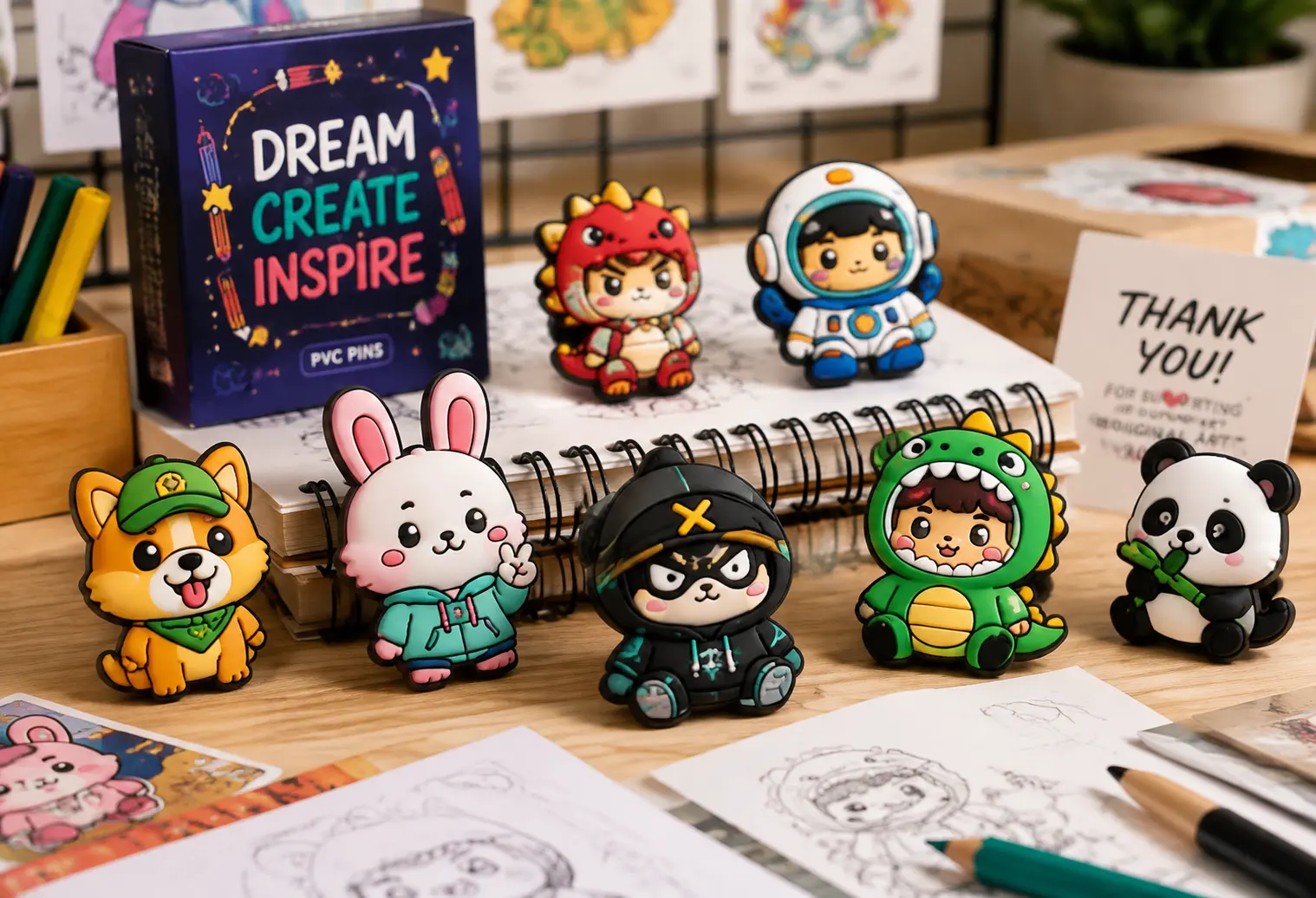 Custom Character & Creative Merchandise PVC Pins
