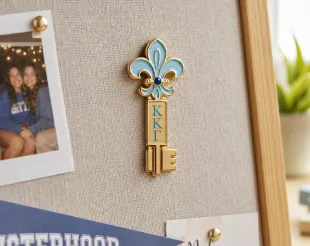 Decorating Dorms with Personalized Sorority Pins