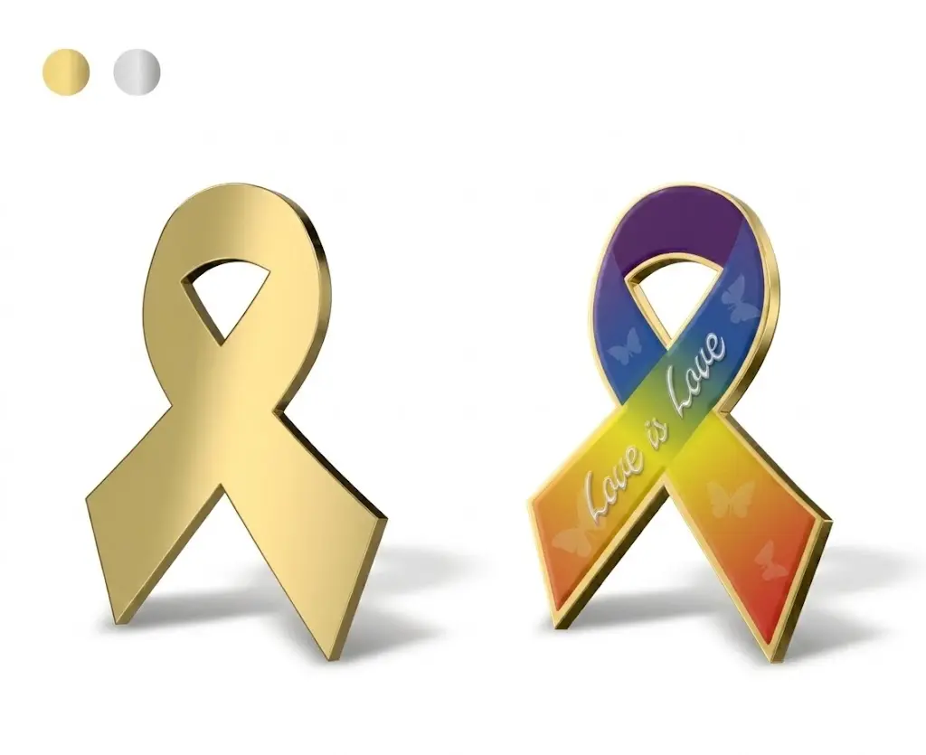 Ribbon Shape Fast Pins