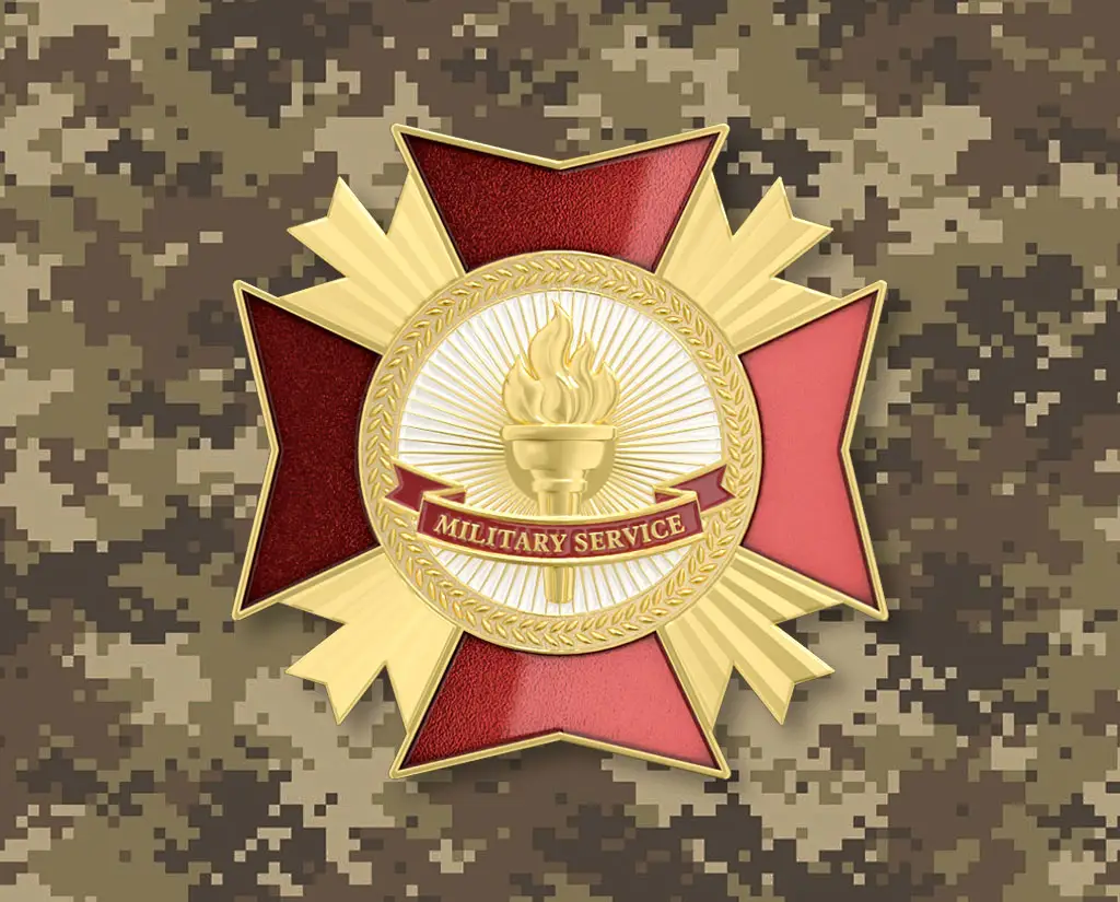Transparent Enamel Military Pins with Layered Depth Effect