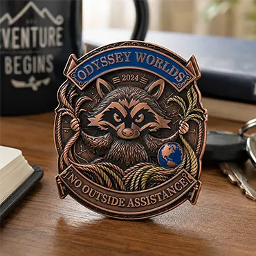 Custom Antique Copper Animal Pins