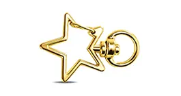 Star Shaped Lobster Clasp of keychain custom Star Shaped Lobster Clasp of keychain custom