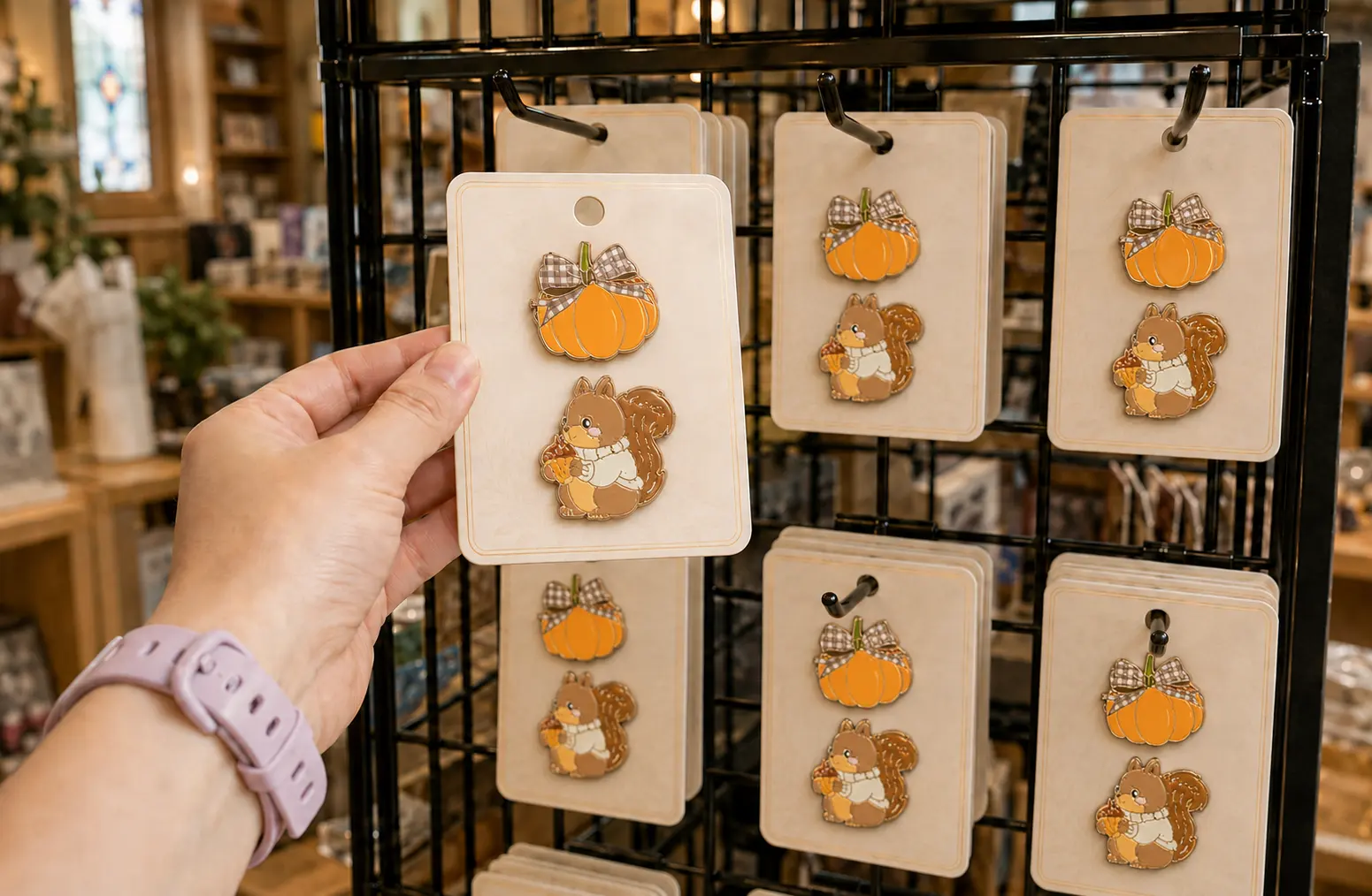 Pin Set Backer Card