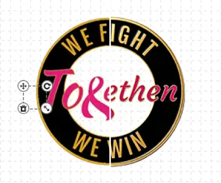 Fight Breast Cancer Pins Template