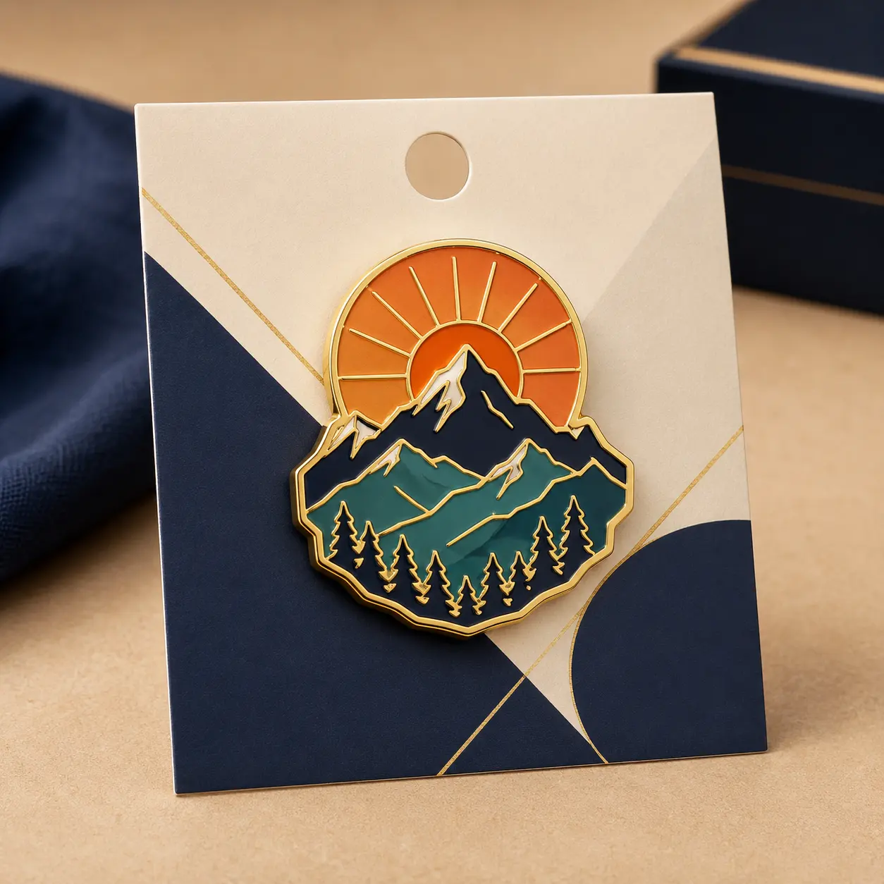 Custom Lapel Pins with Backer Cards