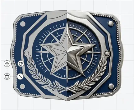 Star Military Belt Buckle Template Star Military Belt Buckle Template